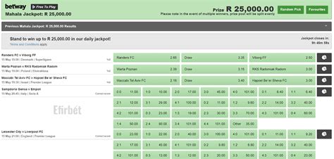 betway jackpot predictions|Betway SA Mahala Jackpot Prediction .